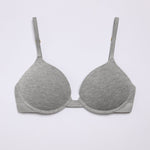 Supima® Cotton Lift Up Bra Heather Grey