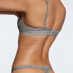 Supima® Cotton String Thong Heather Grey