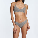 Supima® Cotton Wirefree Bra Heather Grey