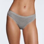 Supima® Cotton Bikini Heather Grey