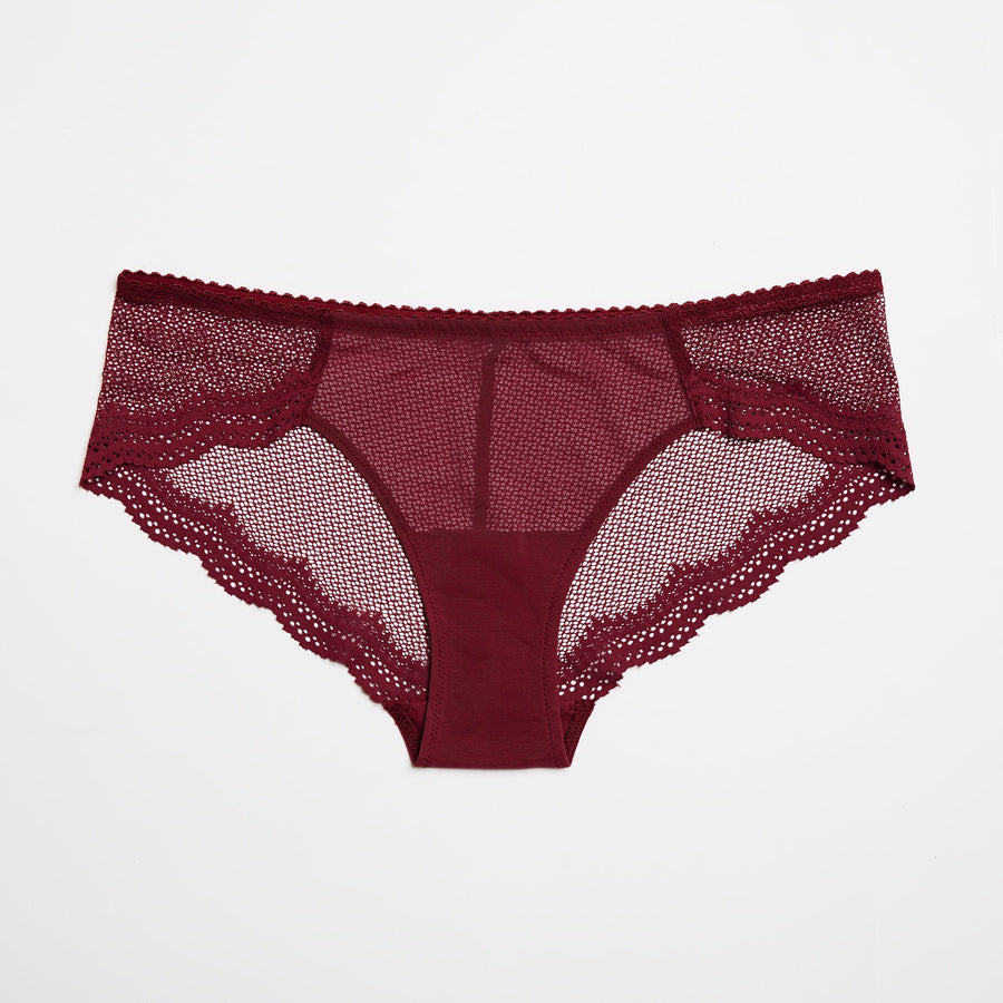 Signature Lace Bikini Black Cherry