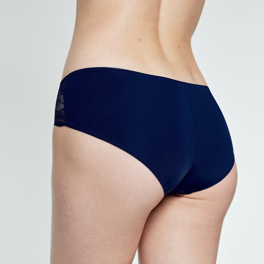 Smooth Lace Hiphugger Navy