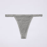 Supima® Cotton String Thong Heather Grey