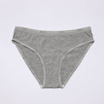 Supima® Cotton Bikini Heather Grey