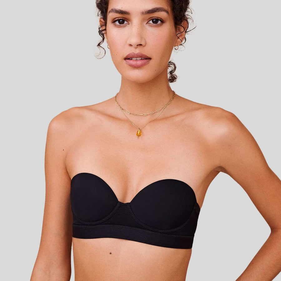 Women's Strapless Push Up Wireless Seamless Convertible Bras Multiway  Contour Plus Size Non-Slip Bra, Black, 34B : : Clothing, Shoes &  Accessories