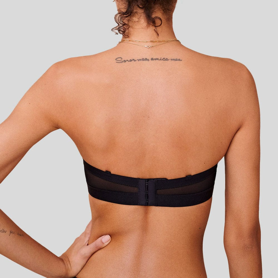 Strappy Low Back Bra for Women -Deep V Low Cut Backless Bralette Multiway  Convertible Straps Halter Bra for Low Back Dress 