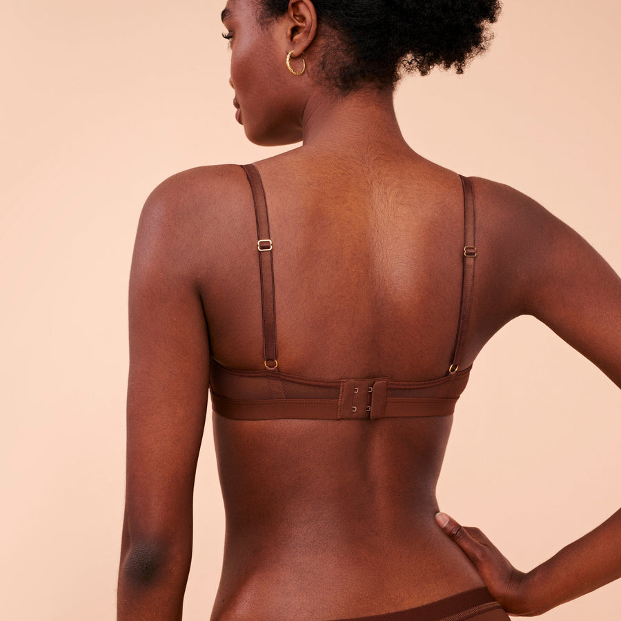 Limitless Wirefree Scoop Bra Cocoa