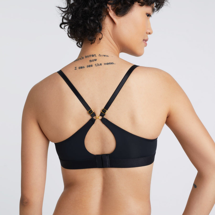 Pepper Ultimate Contour T-Shirt Bra Black - The Comfiest Bra for Small Busts